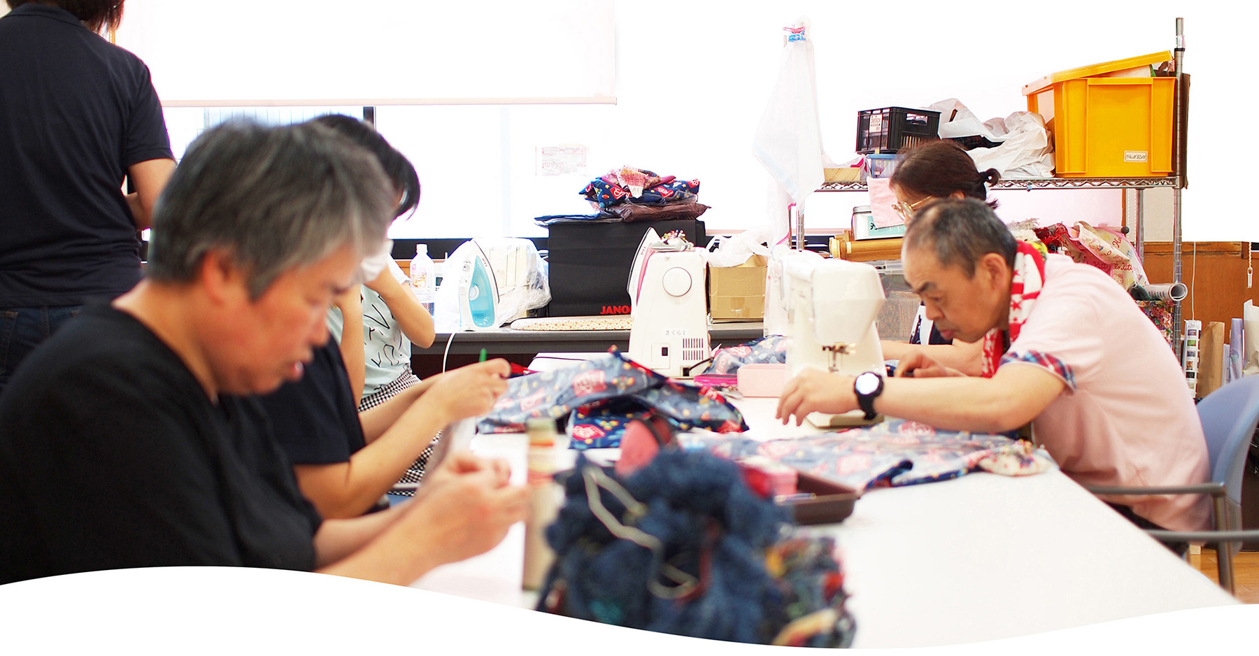 わかたけ作業所の作業風景